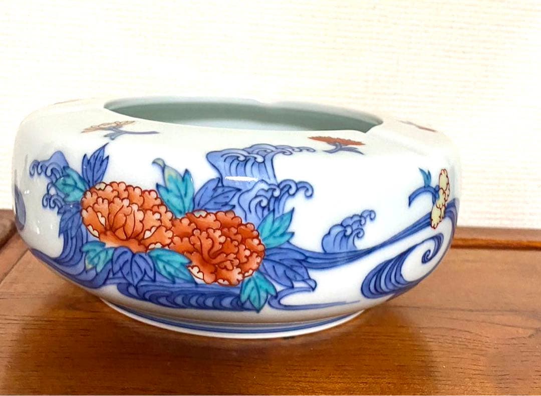 特别イベント　今右衛門 錦浪花絵 灰皿 箱付