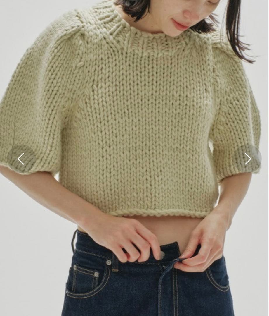 Todayful / Puffsleeve Hand Knitトゥデイフルニット