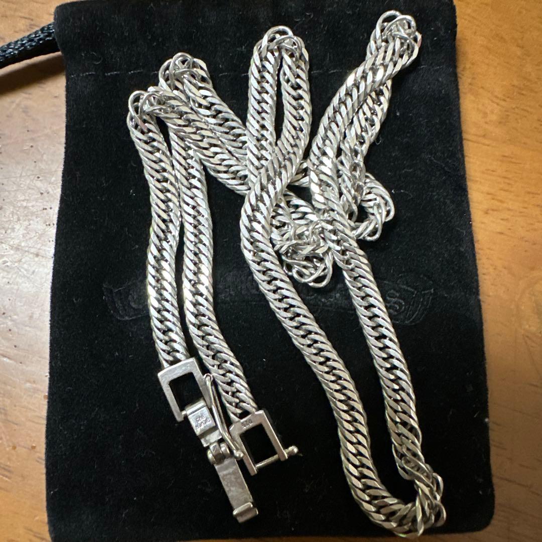 シ*ン様 12面トリプル50センチ925シルバー ネックレス