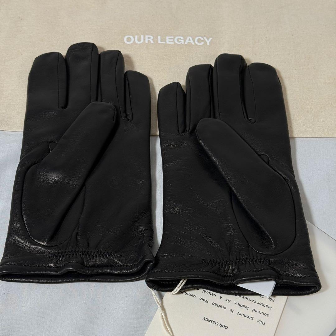 【定価4.3万】OURLEGACY HIS GLOVES グローブ ブラック S