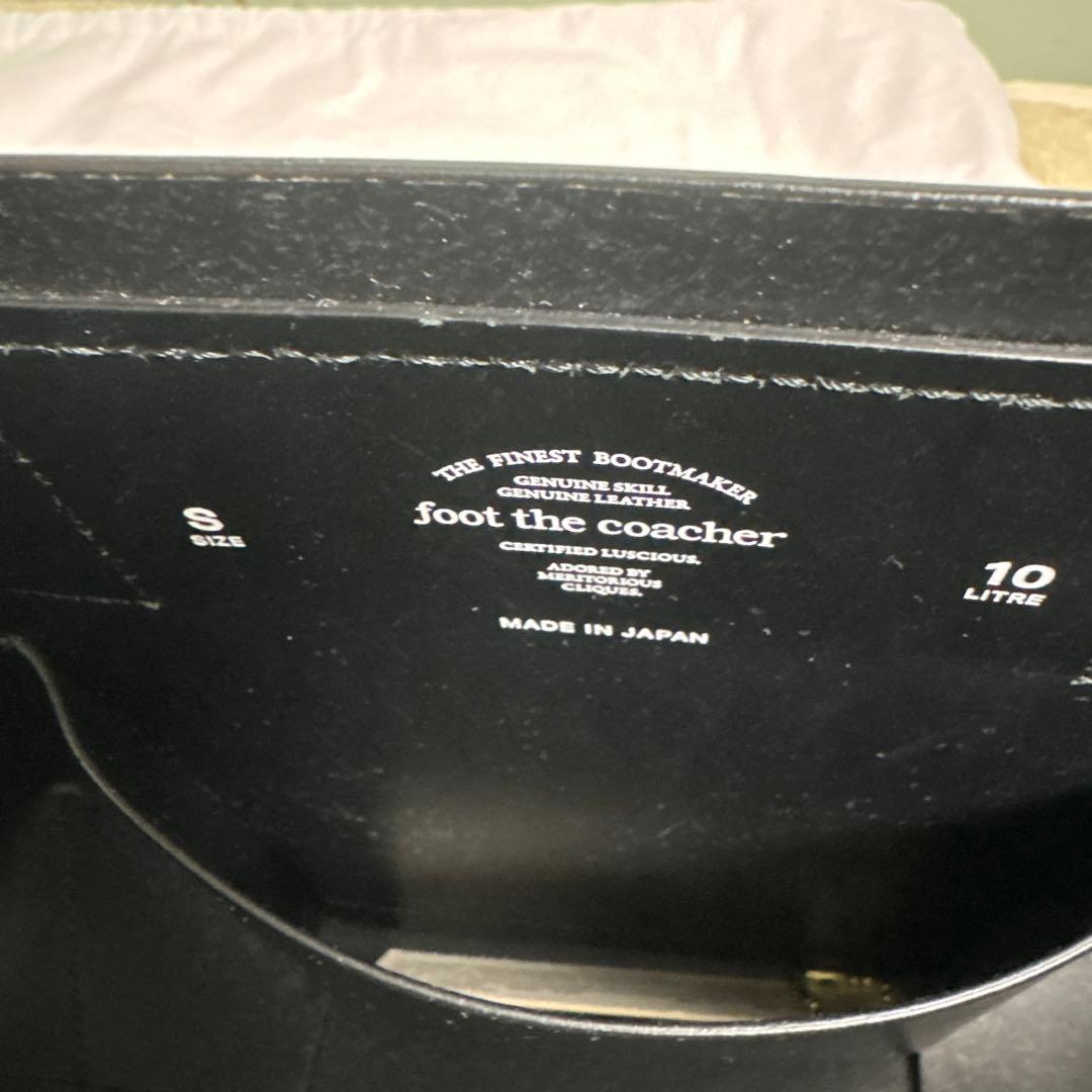 フットザコーチャー　レザートートバッグ　ブラックS 美品