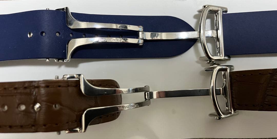 カルティエ純正dバックル（スチール）MXE0F2TP デュモンLM・サントスMM