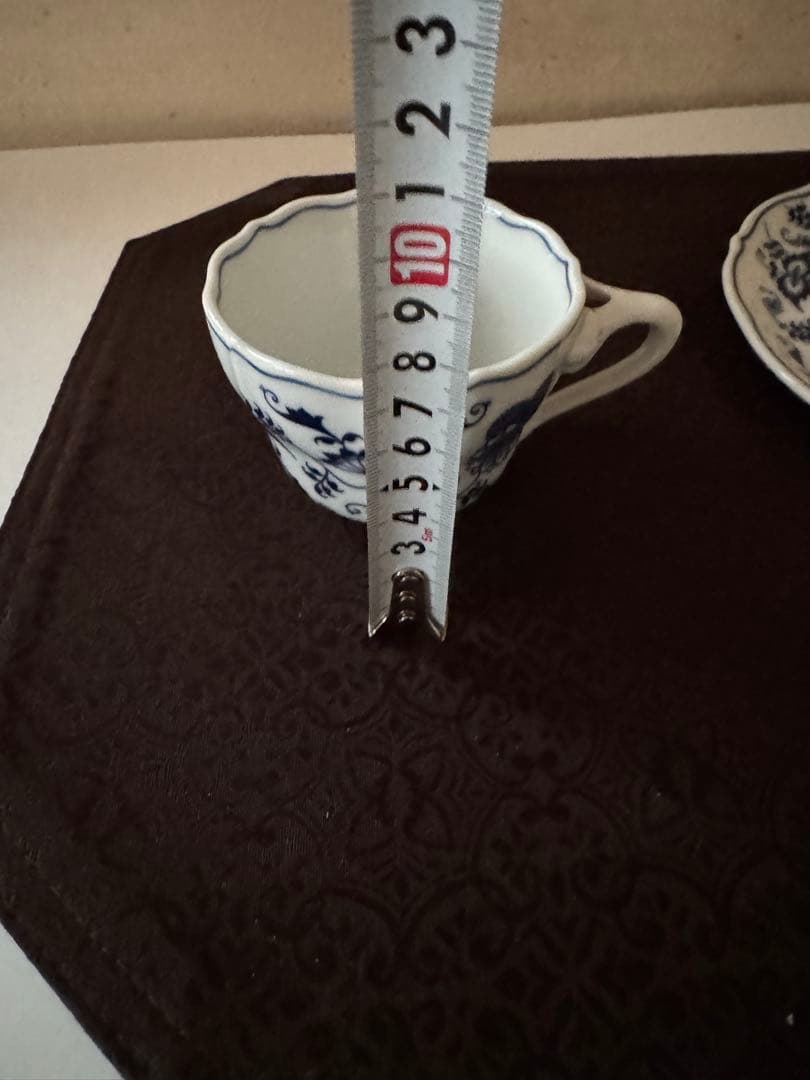 レア物　ブルーダニューブ　スナックセット6セット12点 カップアンドソーサー