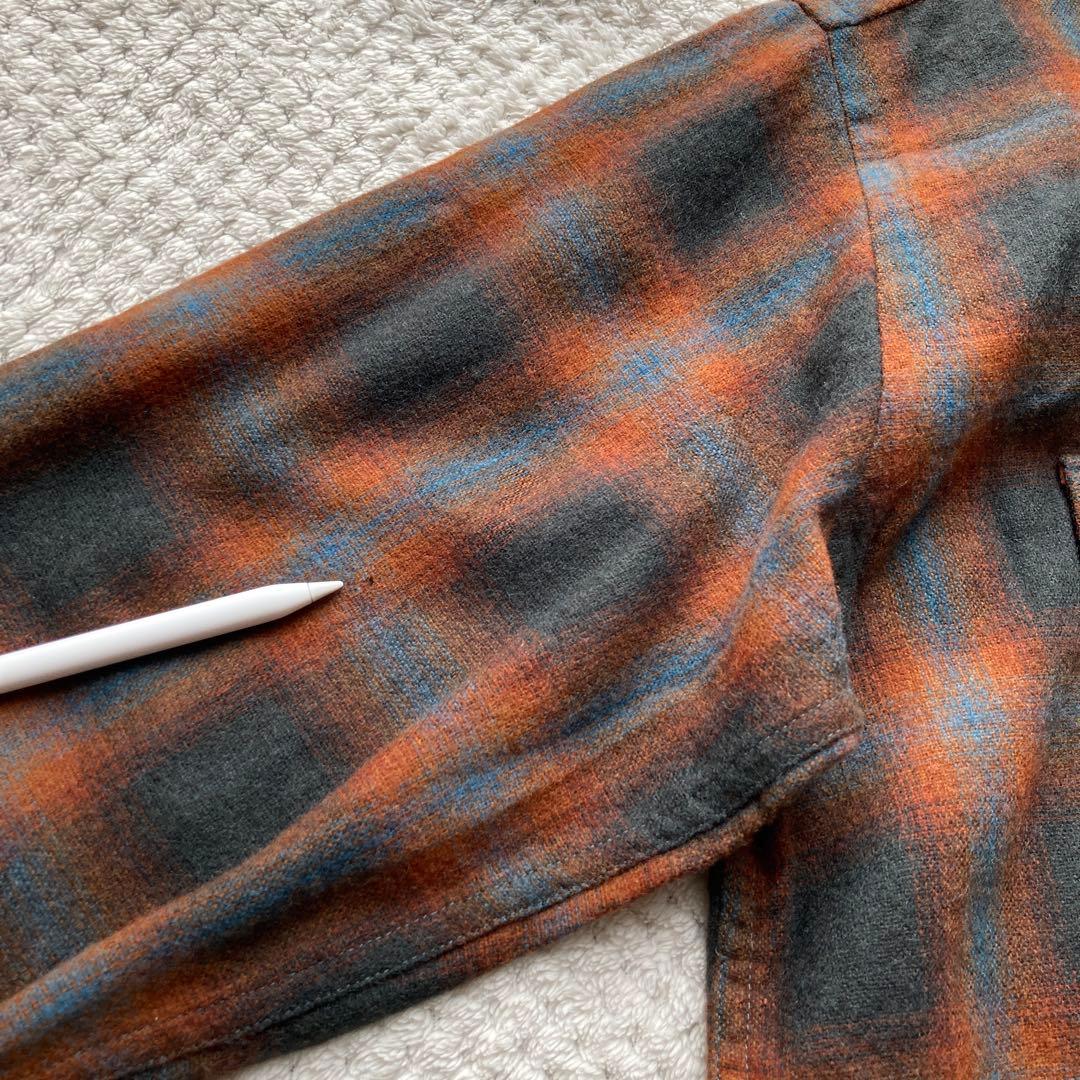 70s cascade カスケード オンブレ ウールシャツ PENDLETON