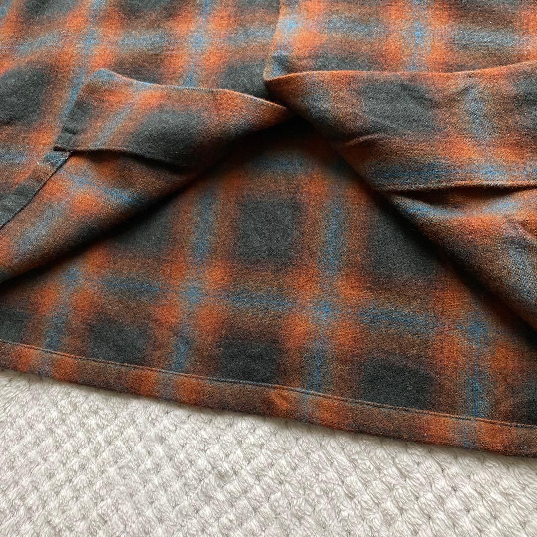 70s cascade カスケード オンブレ ウールシャツ PENDLETON