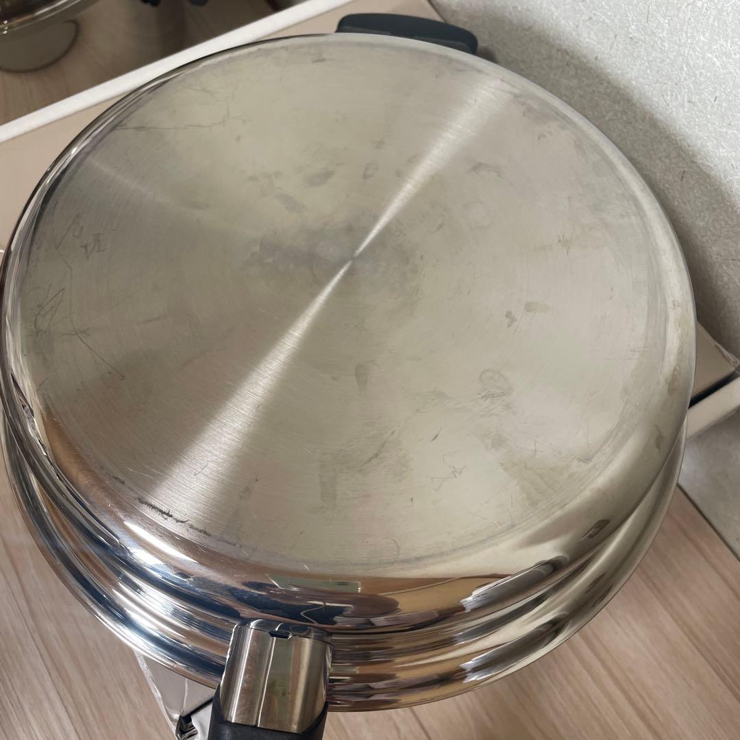 Amway アムウェイ　クイーン・クックウェアエ　大フライパン　無水鍋　IH対応