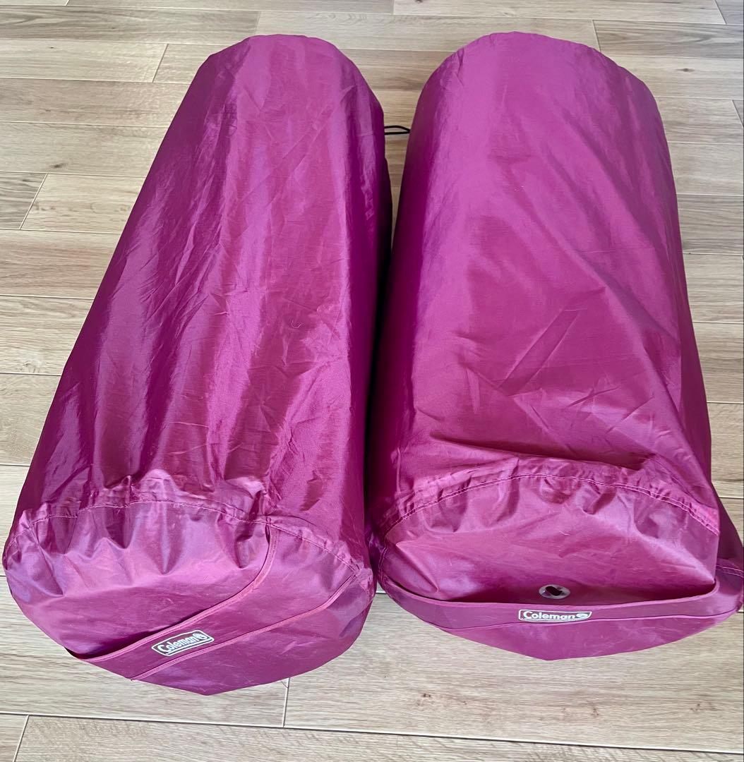 【2回使用】コールマン キャンパーインフレーターマット ダブル2セット (4枚)