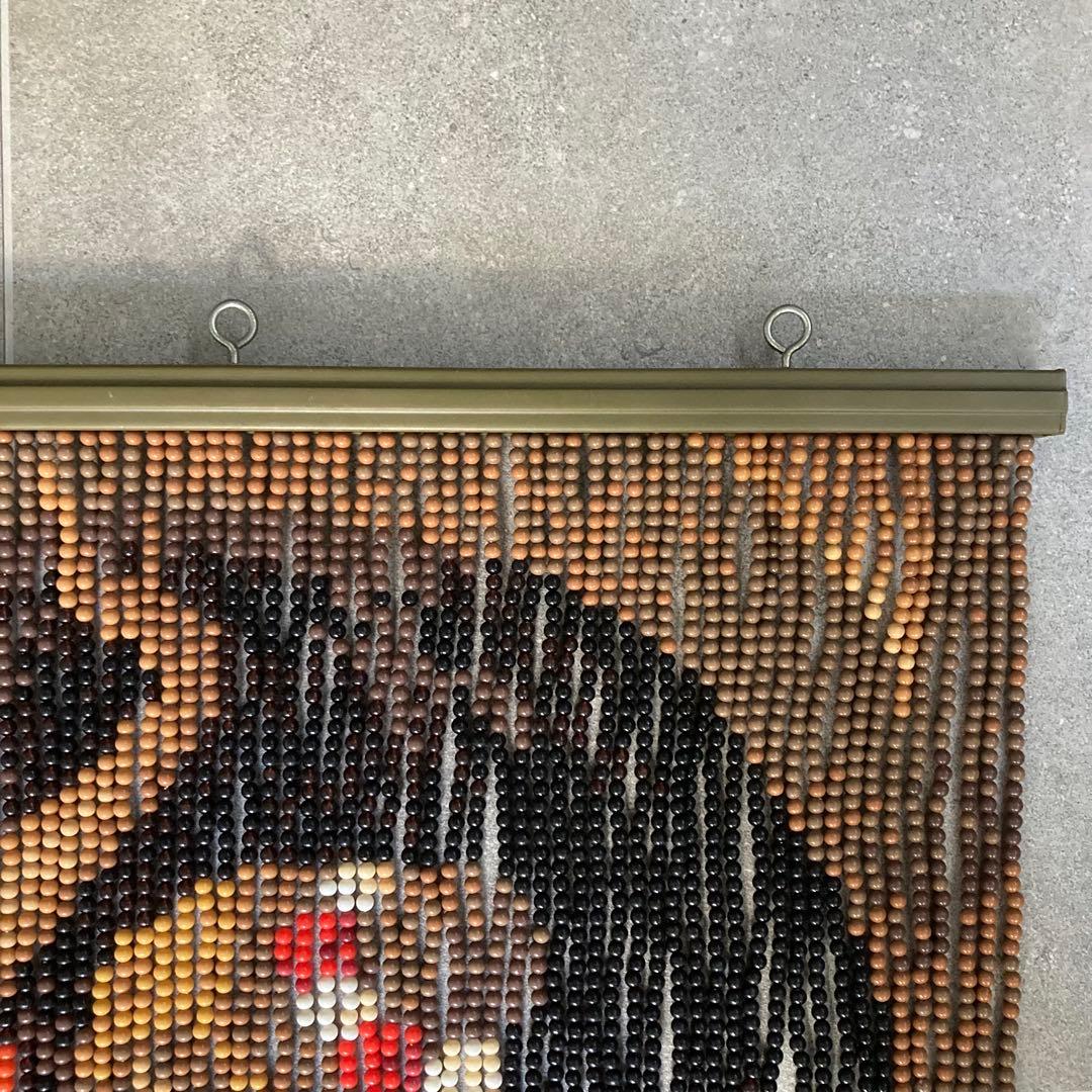 昭和レトロ ビーズのれん 85×150cm フラメンコダンサー ビーズカーテン