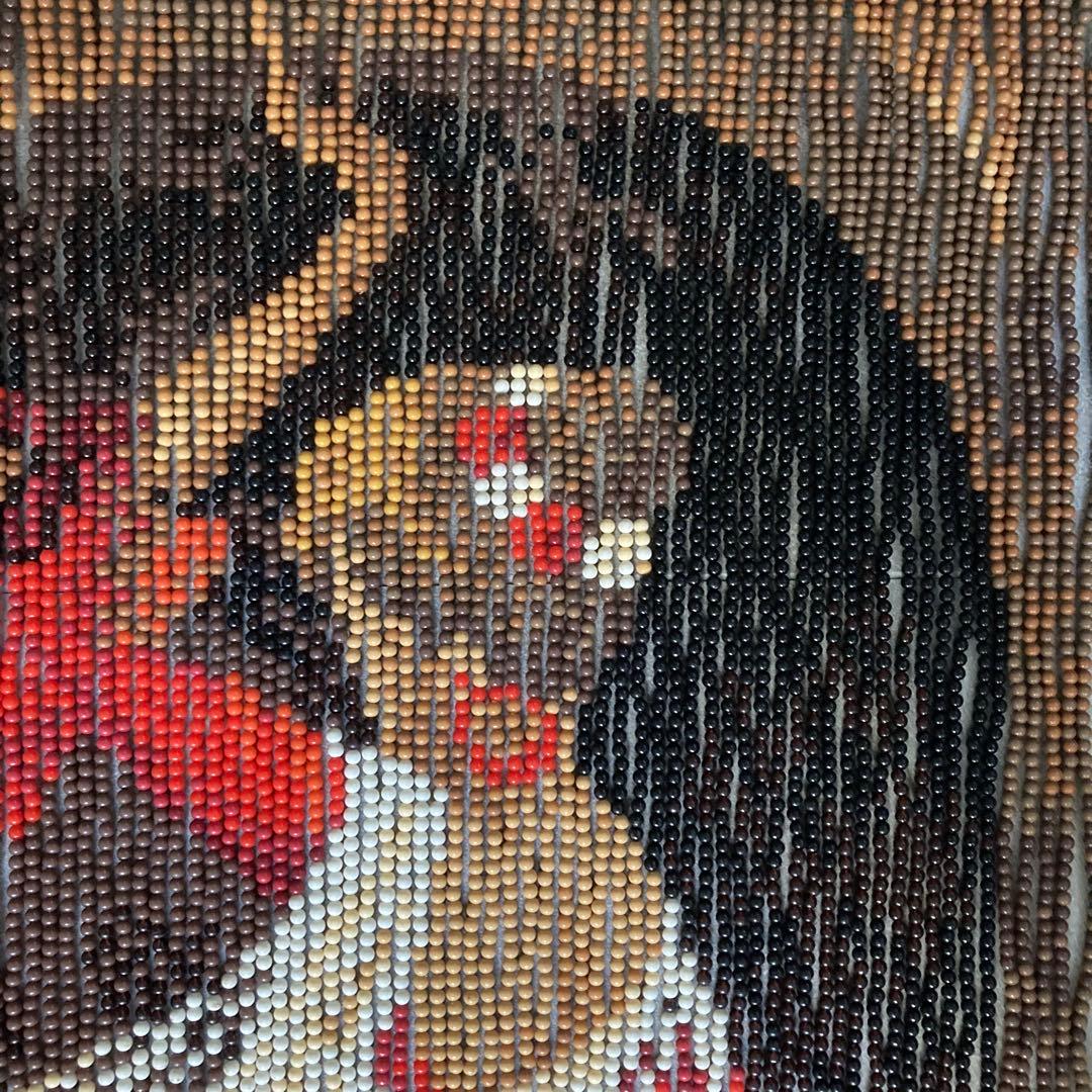 昭和レトロ ビーズのれん 85×150cm フラメンコダンサー ビーズカーテン