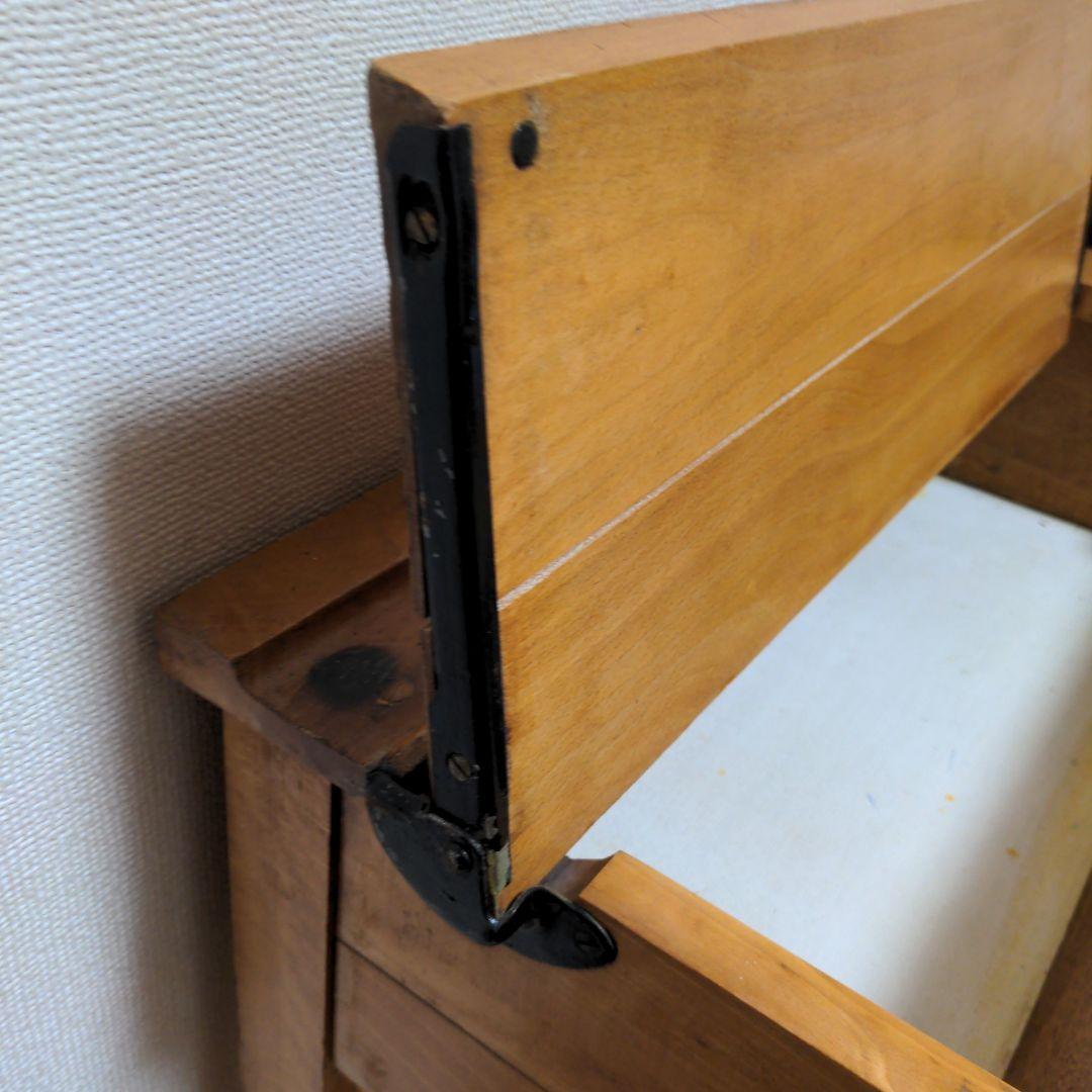 イギリスアンティーク　小学校の机　2人掛け　値引OK