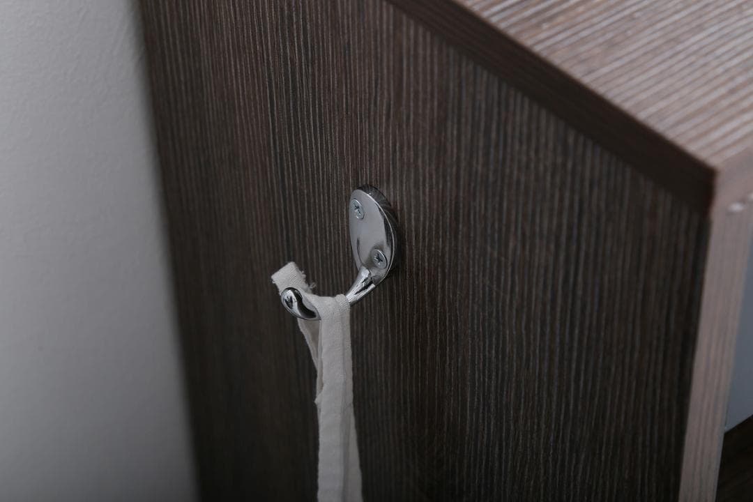 【幅80cm】引き出し付き本棚  　ナチュラルｘホワイト