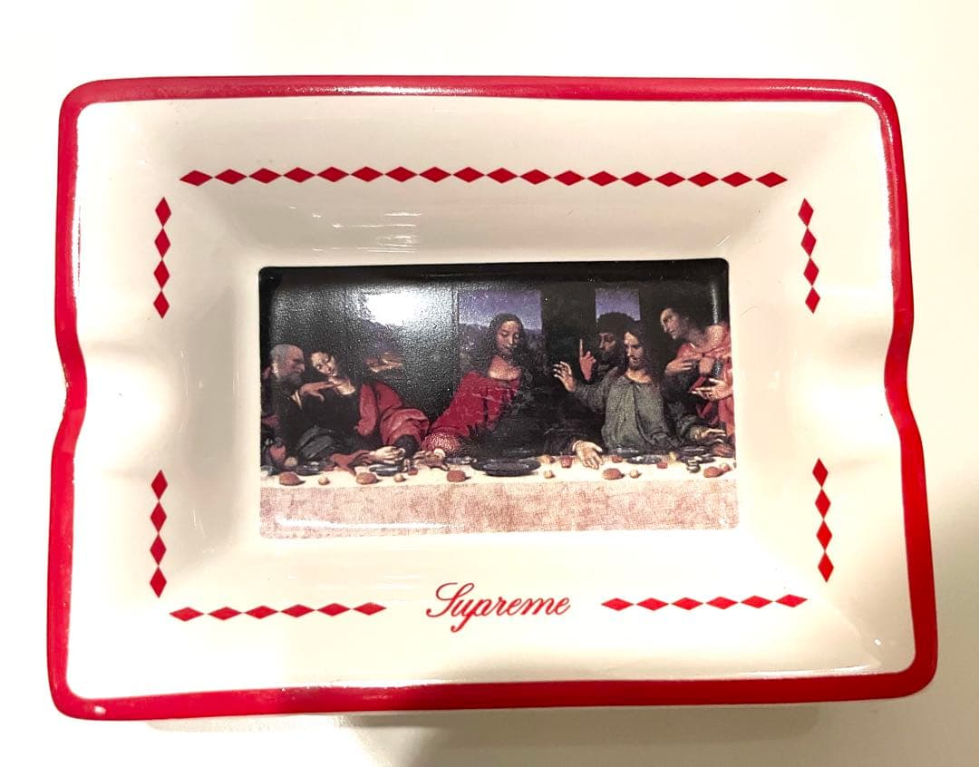 Supreme 四角形灰皿 最後の晩餐デザイン