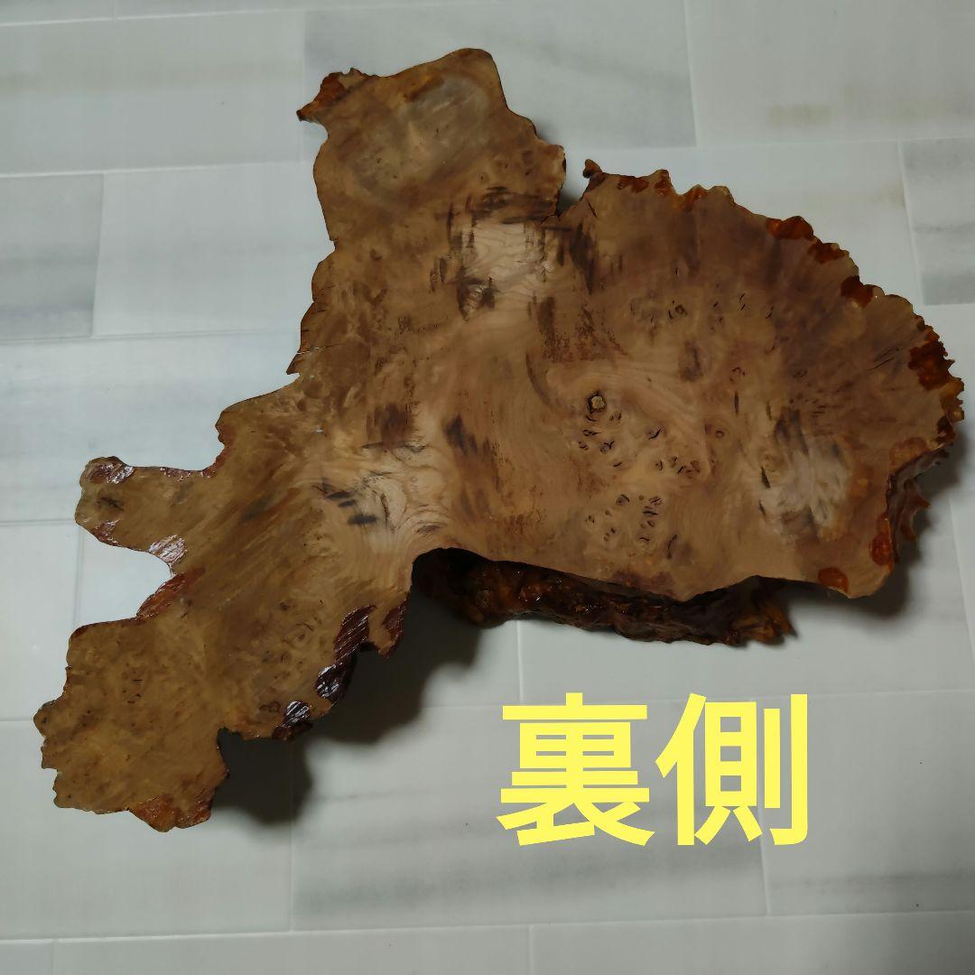 最高品質　天然木　玉杢　瘤　原木　盆栽台　花台