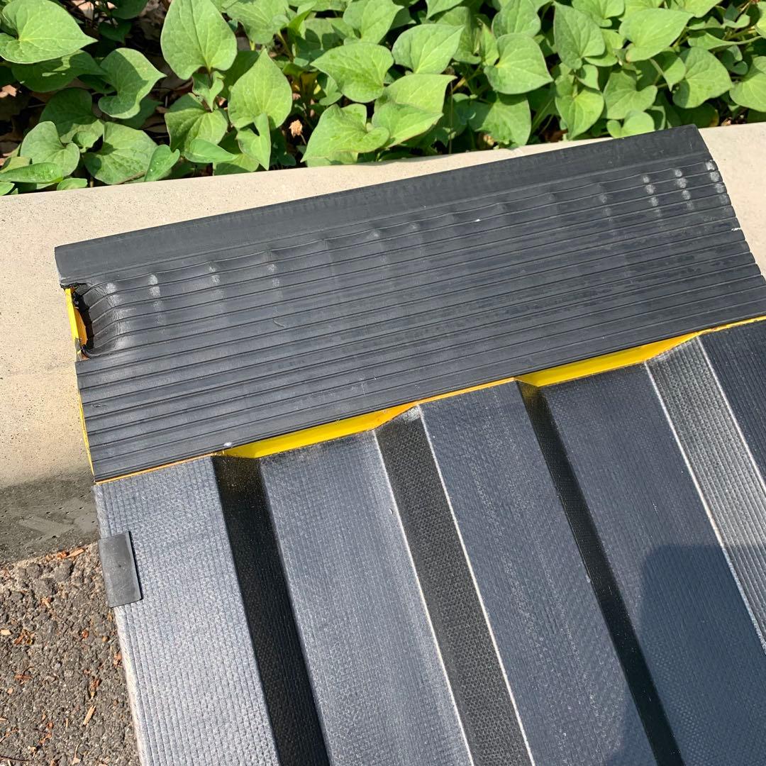 引取り限定　軽量　カーボン　ダン　スロープ　エア　車椅子　285cm ダンロップ