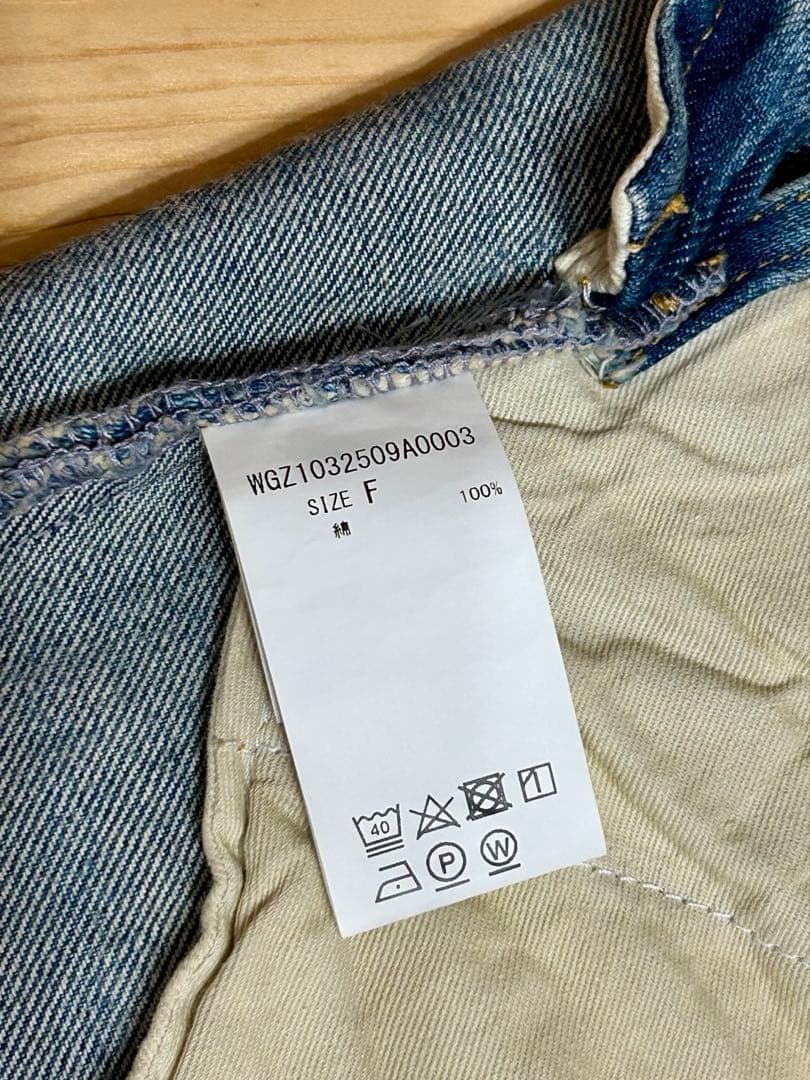 ウィム ガゼット DENIM ALL IN ONE２　フリーサイズ