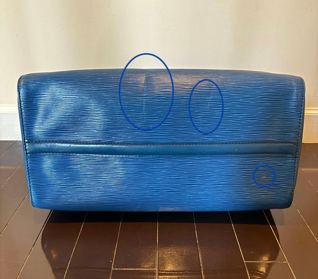 ルイヴィトン エピ ブルー スピーディー 35 ボストンバッグ