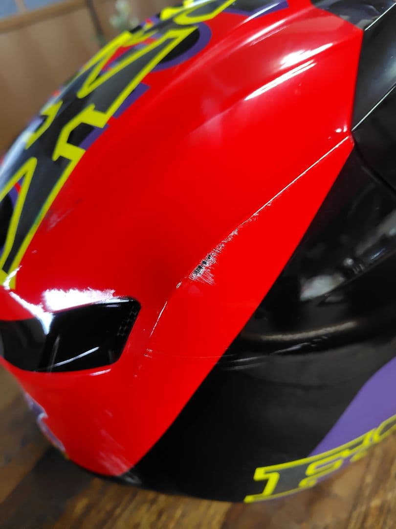 （XL61〜62cm）FOX V1 ヘルメット　バーブドワイヤー 傷あり