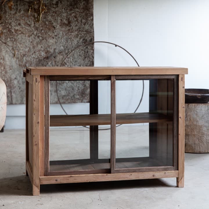 [古家具] ショーケース 幅1040高795奥540 カウンター アンティーク