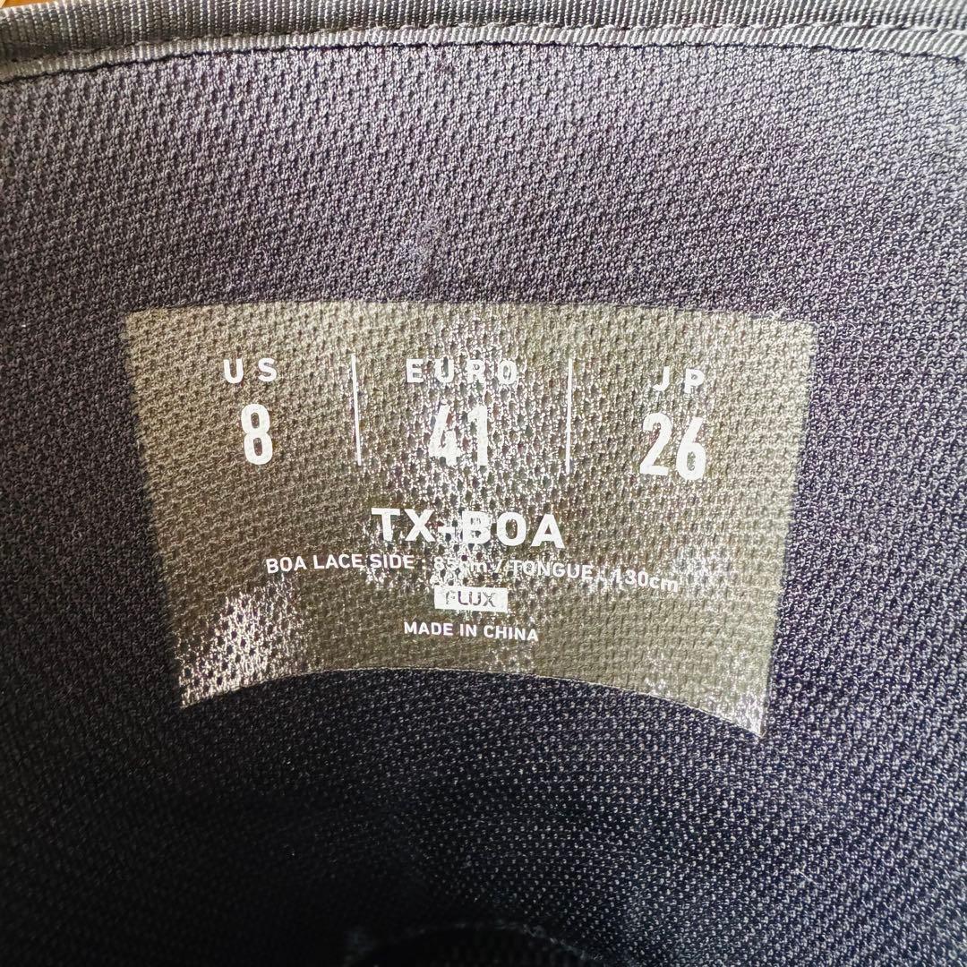 【美品】FLUX TX-BOA スノーボードブーツ　26.0cm 使用回数3回