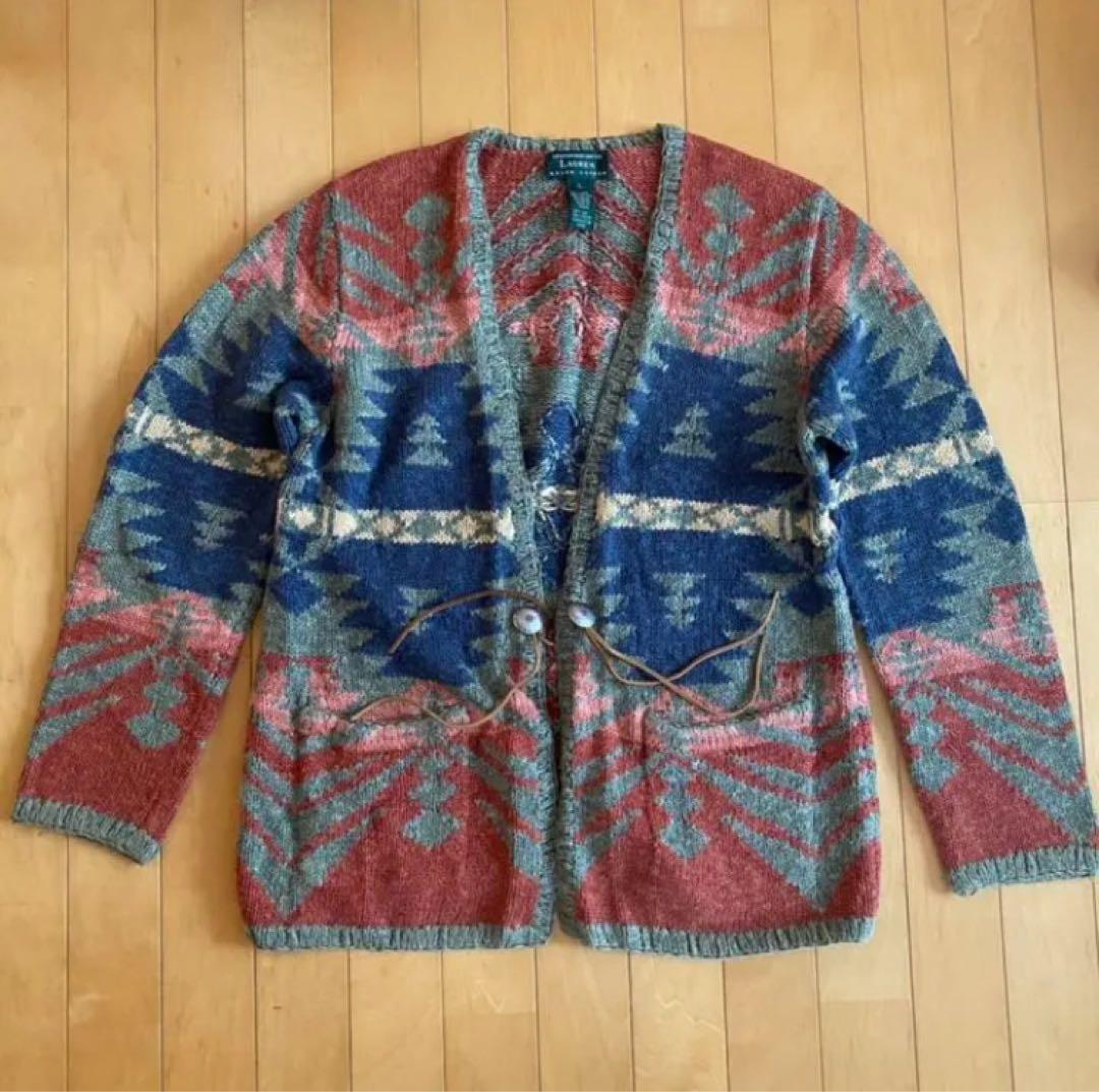 ポロラルフローレン　ニット　カーディガン　セーター　トップス　メンズ　L