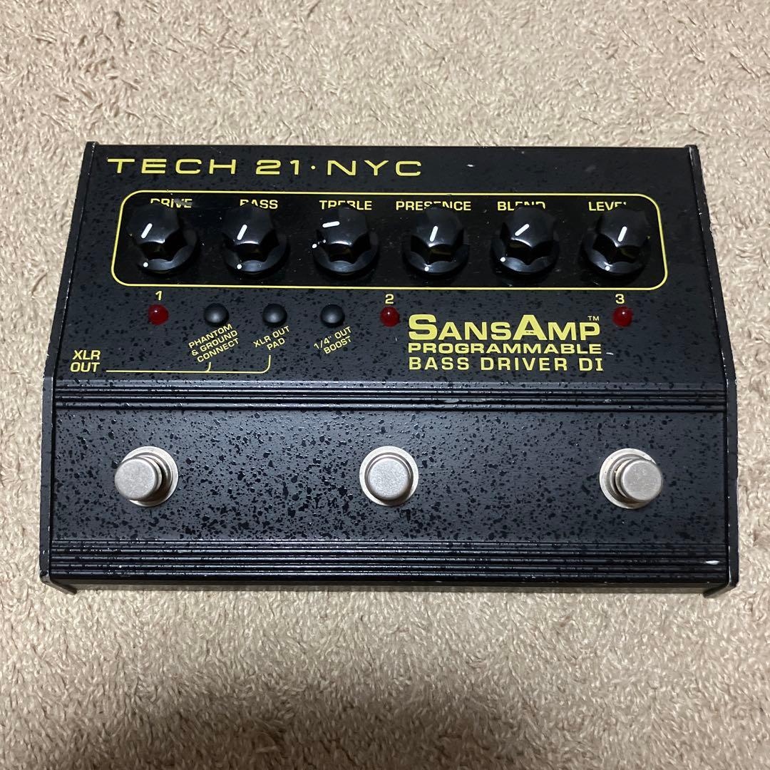 TECH21 PROGRAMMABLE BASS D DI プリアンプ