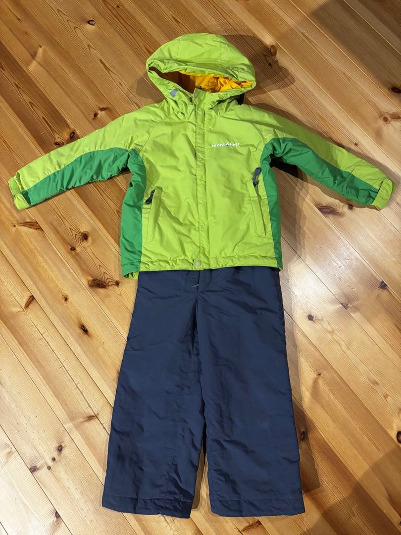 モンベル　スキーウェアセット　110