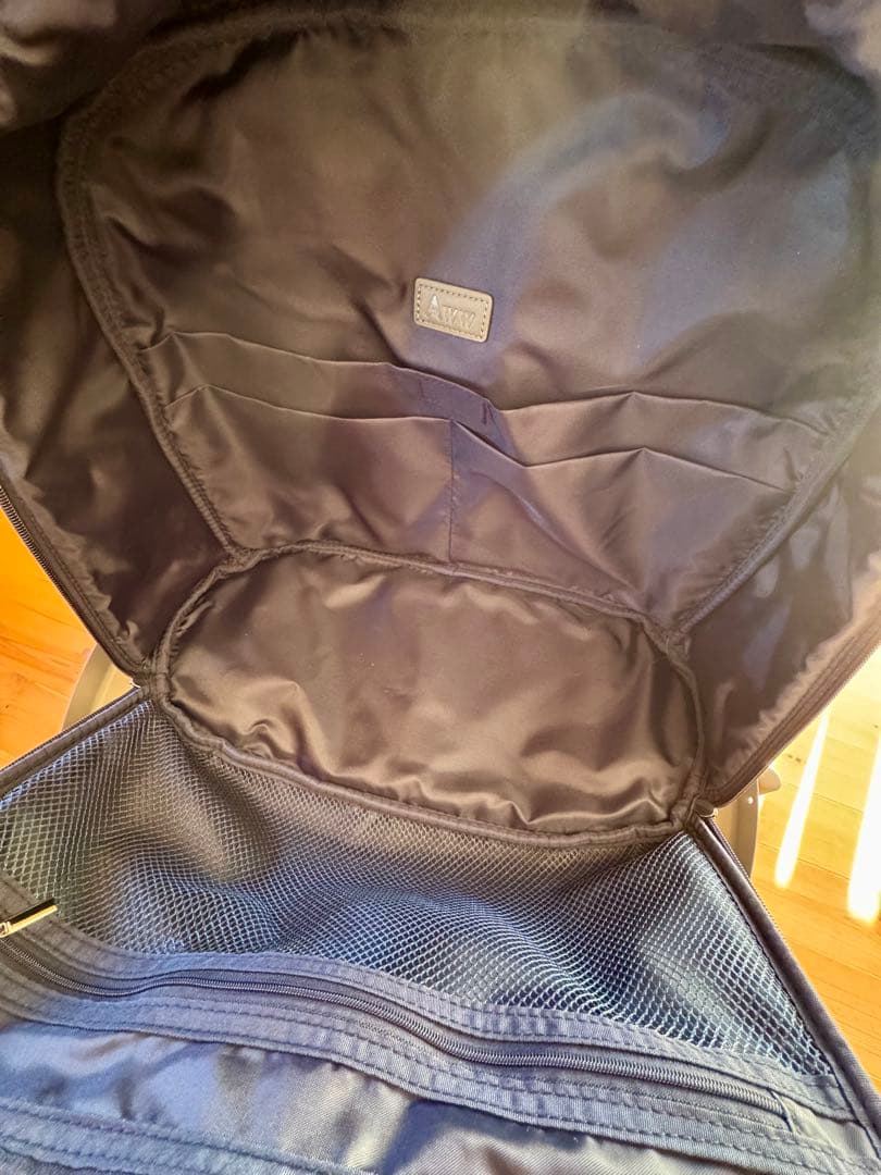 aww サボテンレザーボストンバッグ 圧縮パッキングキューブ ２点セット