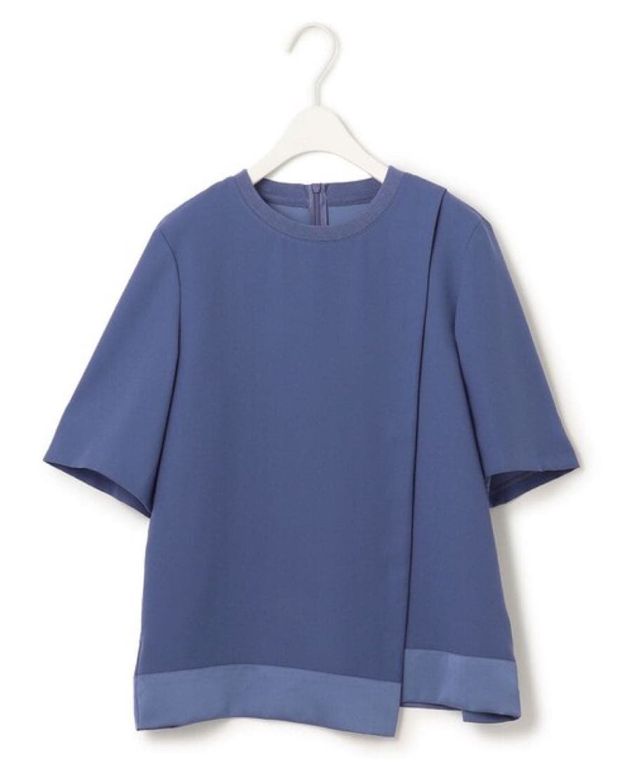 ICB【新品】24ss UVケア FluidBackSatin Tブラウス