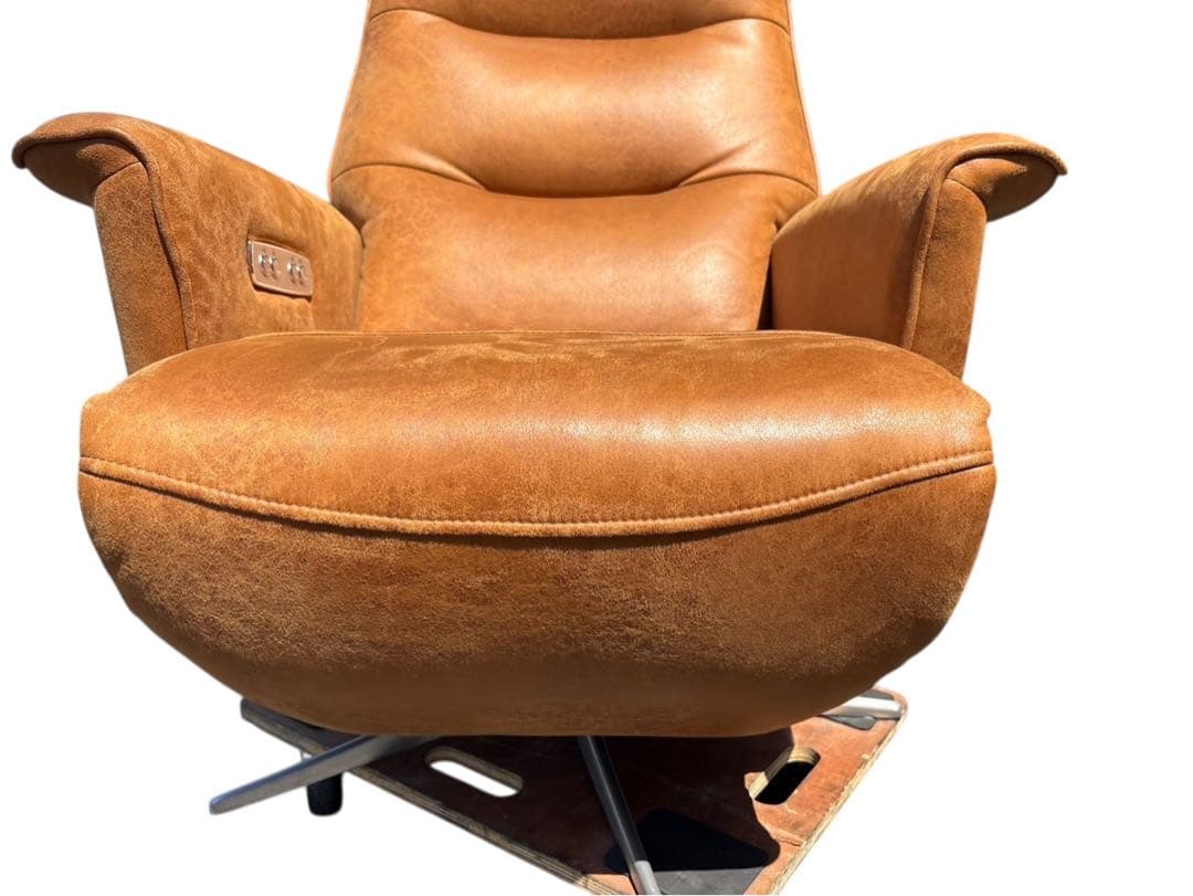 ELENORE エレノア パーソナルチェア レザーテックス 電動リクライニング