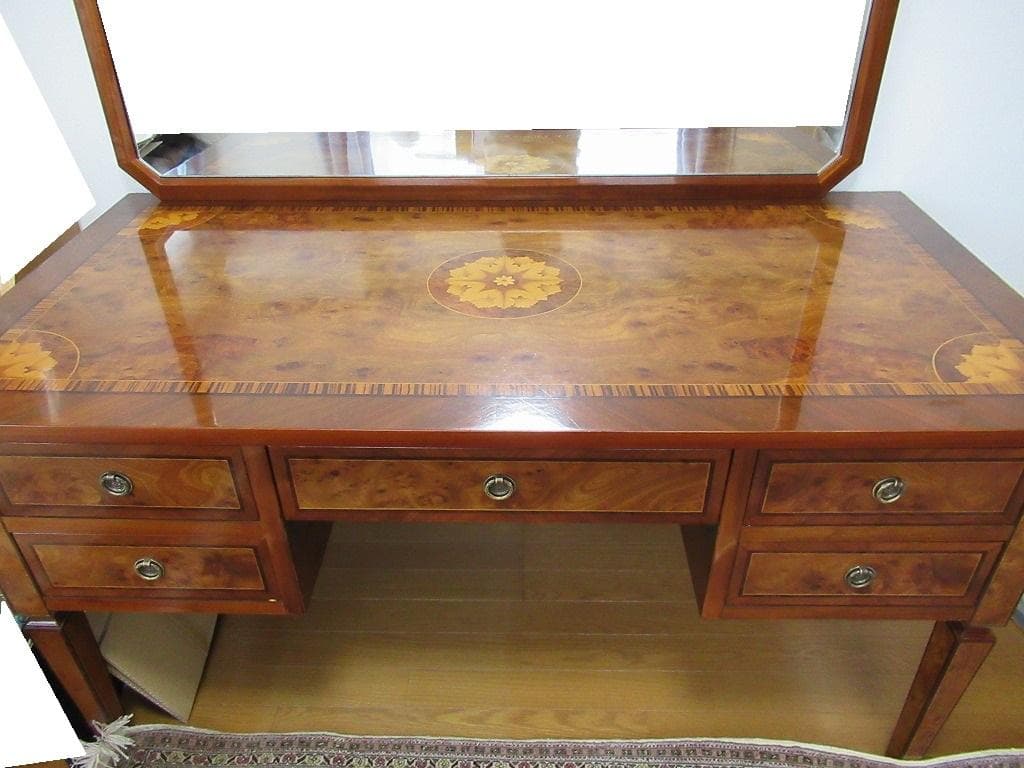 イタリア 最高級象嵌机 クラシック アンティーク エレガント マルコーニアルテ