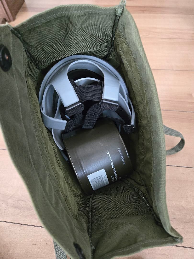 米軍　実物　M17/MC-2(生物化学) 防毒マスク セット　サバゲー