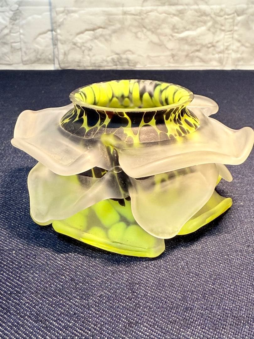 【最高峰の芸術】フランス製 アールデコ期 薔薇型 ガラスペンダントランプ 希少