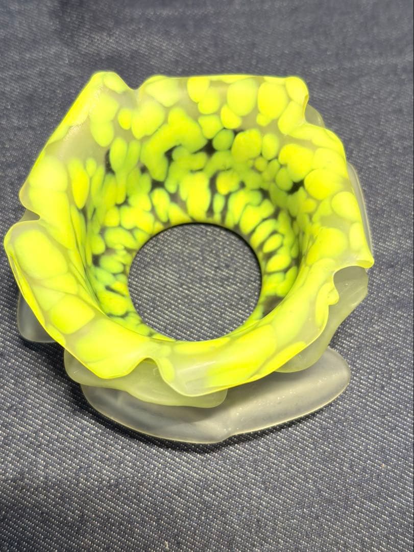 【最高峰の芸術】フランス製 アールデコ期 薔薇型 ガラスペンダントランプ 希少