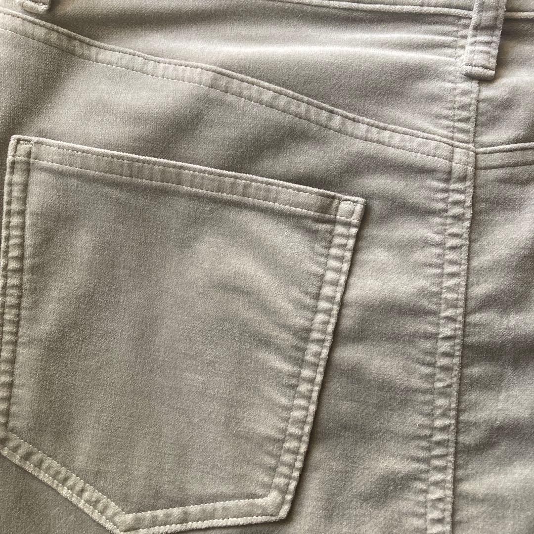 （洗える）23区DENIM ベルベットストレッチ Aライン スカート　現行品