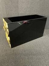 限定値下　美品の箱　仏壇部品　木製　本金箔　金具付き　蒔絵　6060