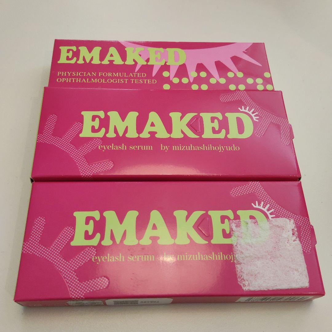 EMAKED まつ毛美容液 3箱セット エマーキッド