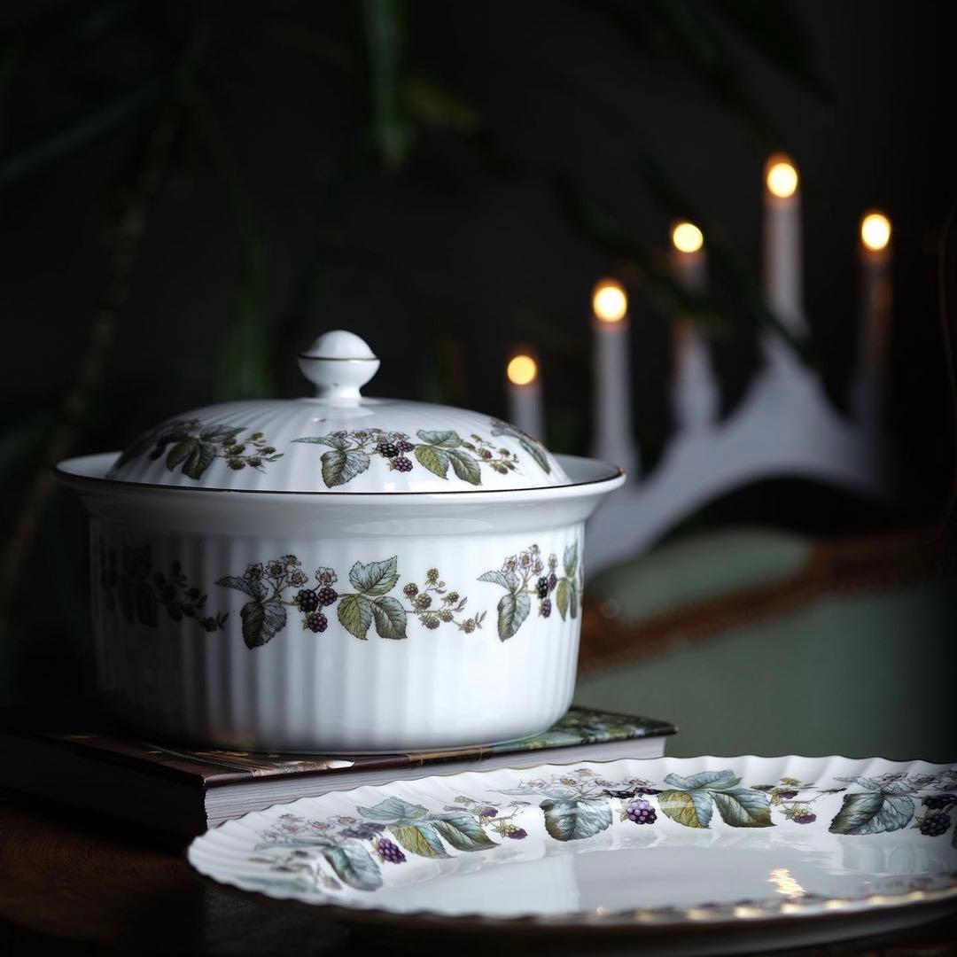 英国製  Worcester【Lavinia】 特大サービングプラター