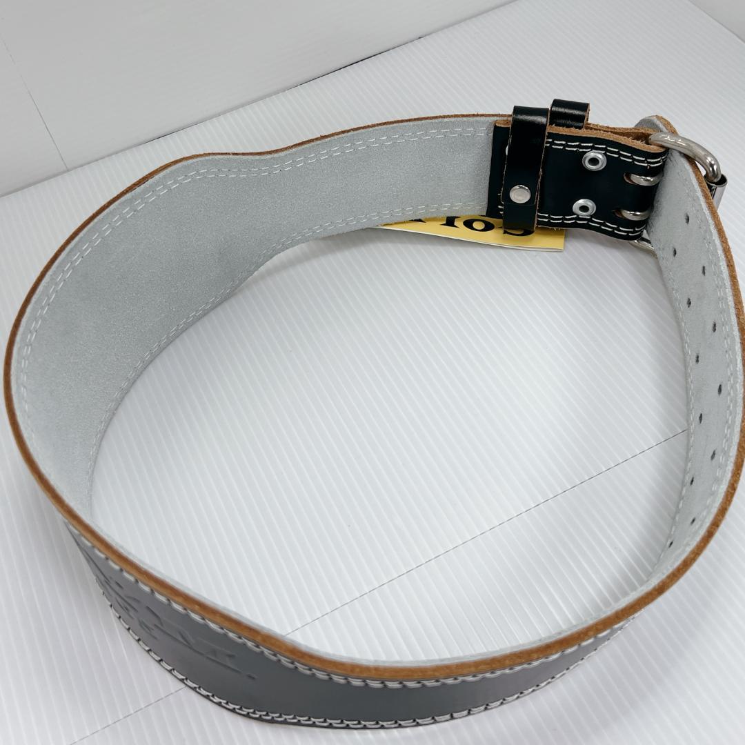 未使用✨タグ付き ゴールドジムEXレザーベルト G3322 ブラック