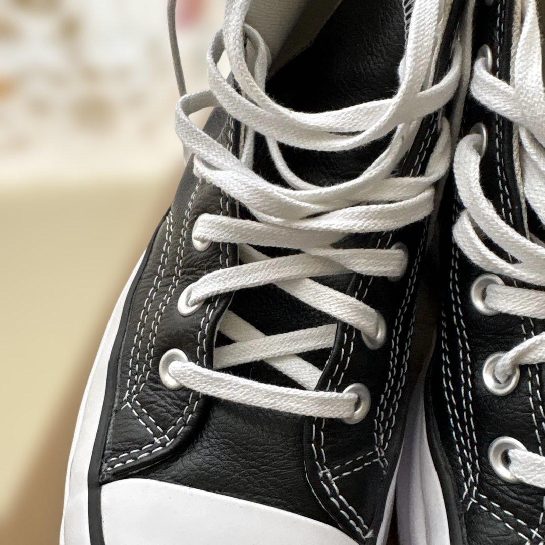 converse ランスターハイクレザーブラック A04292C