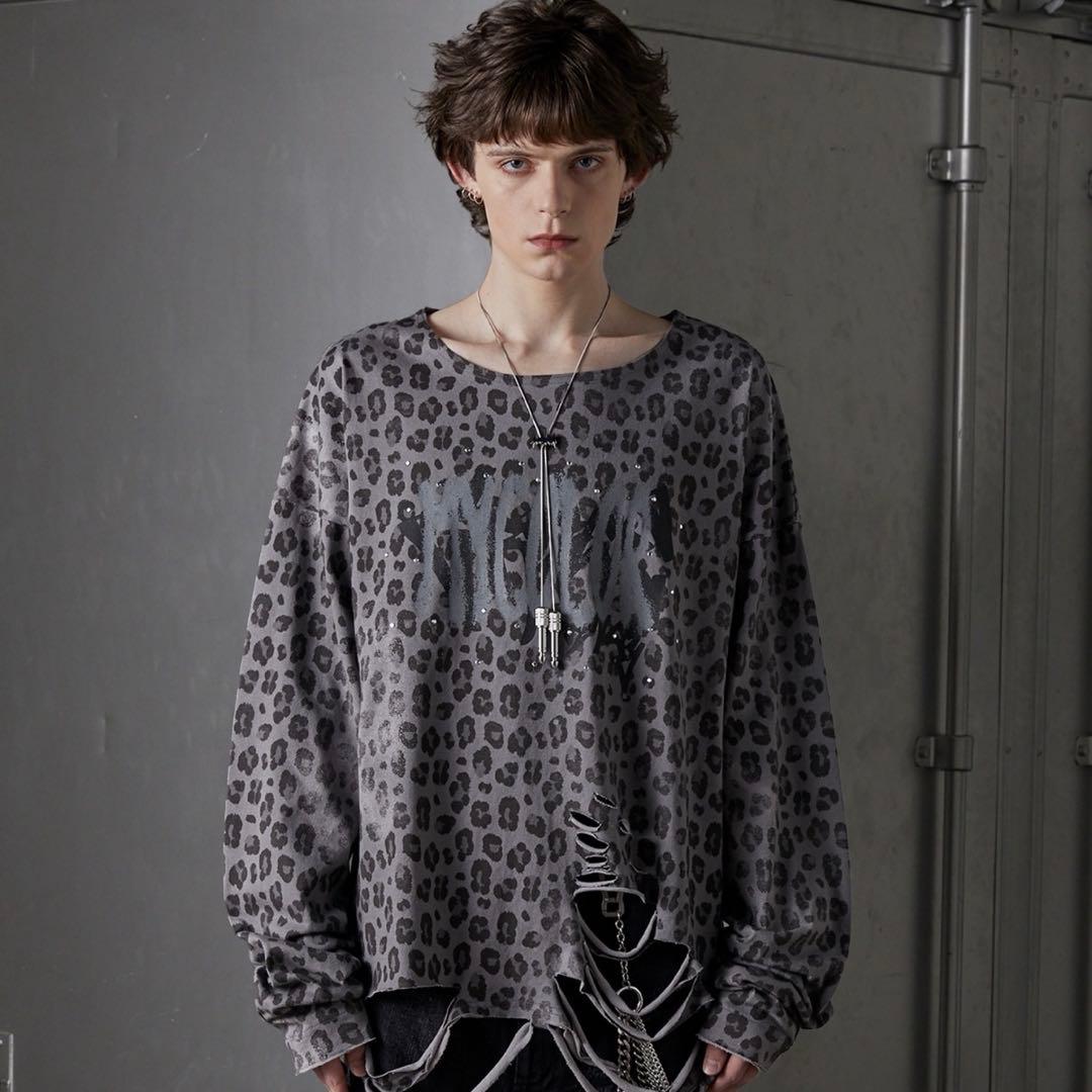 【極希少・美品】GRANCY 総柄ラインストーングラフィックロンT たかと着用