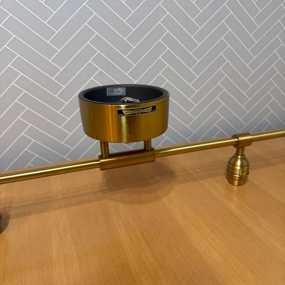 アートワークスタジオ　シーリングライト　照明　アンティーク　ゴールド