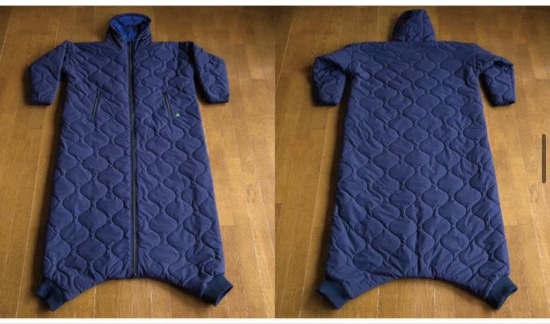 モモンガ 着る寝袋2 ネイビー Lサイズ