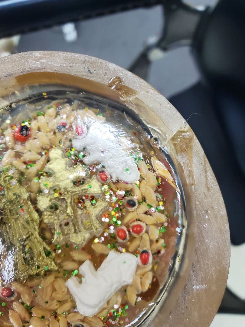 ギャングの神様　ビンテージサンタムエルテ像