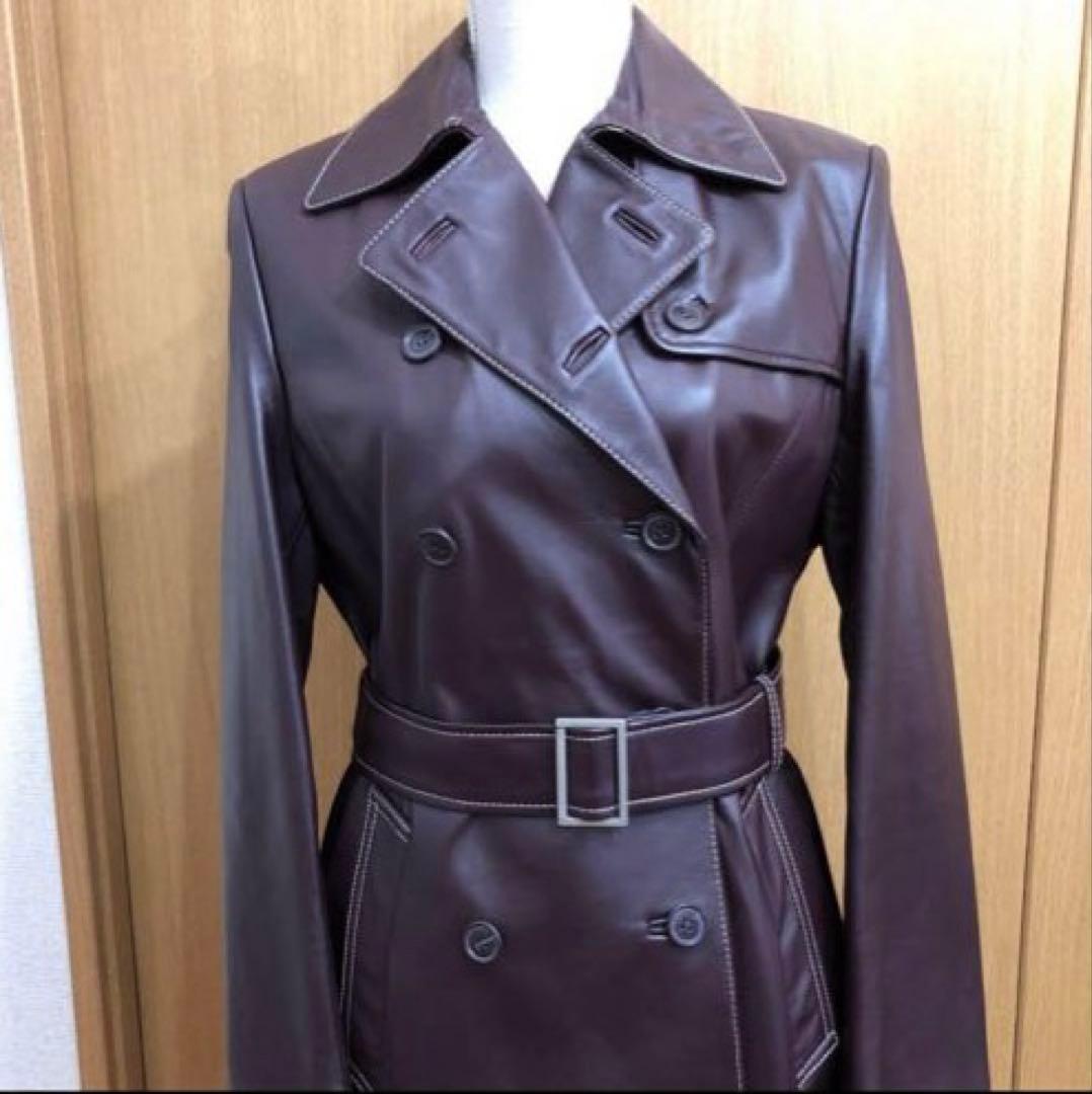 ［&Mさま専用］レザートレンチコート