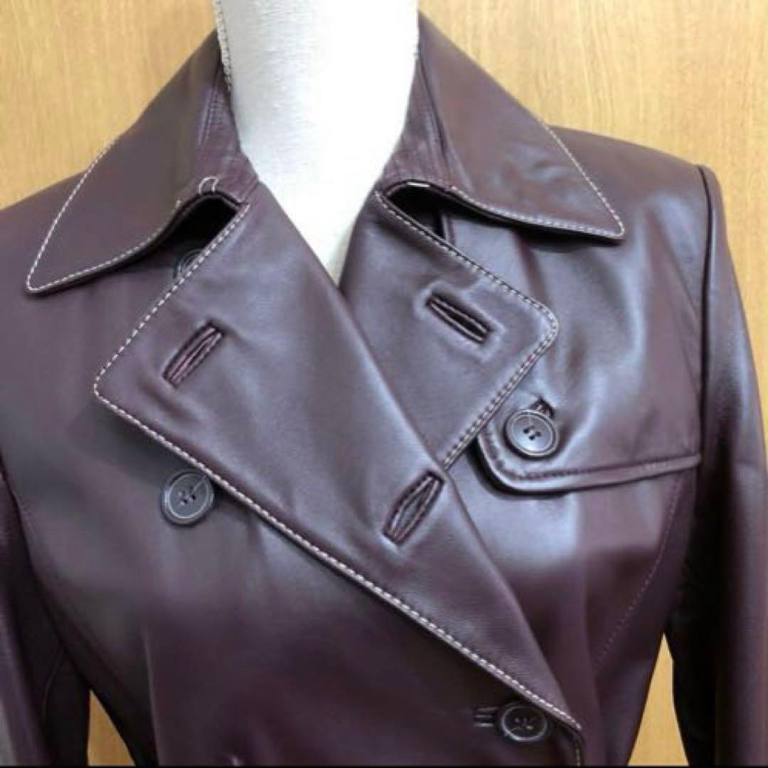 ［&Mさま専用］レザートレンチコート