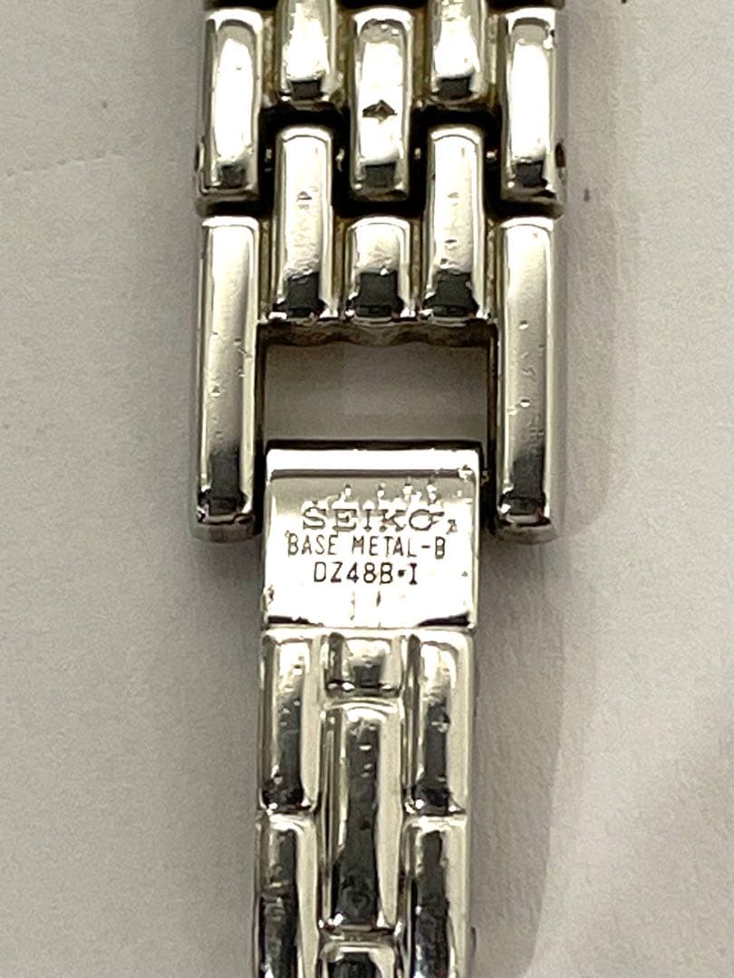 ★セイコー エクセリーヌ 1F20-0J50 シェル文字盤 腕時計 現状品