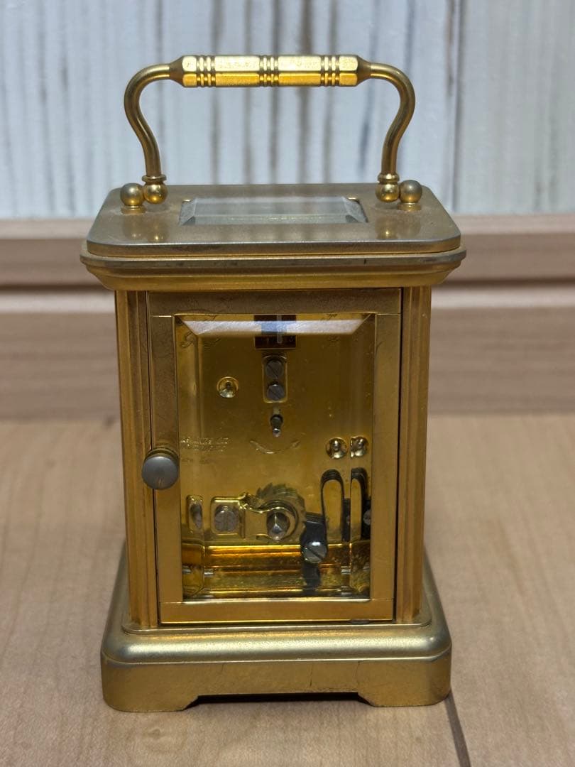 英国製 マッピン＆ウェッブ　キャリッジクロック　キー無し　非稼働品