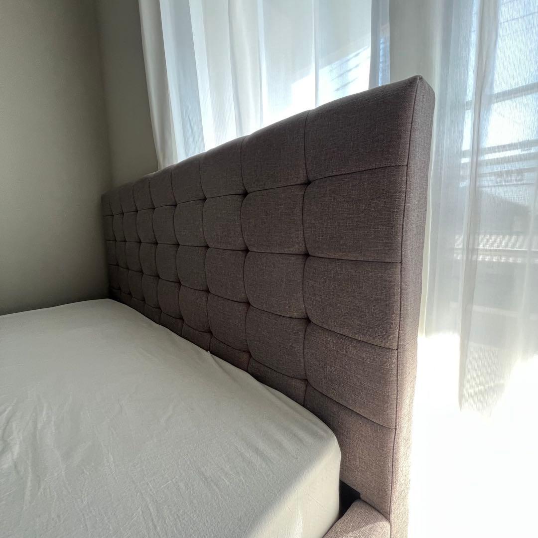 桜屋工業 ファブリックベッドフレーム BH-504-D ダブル