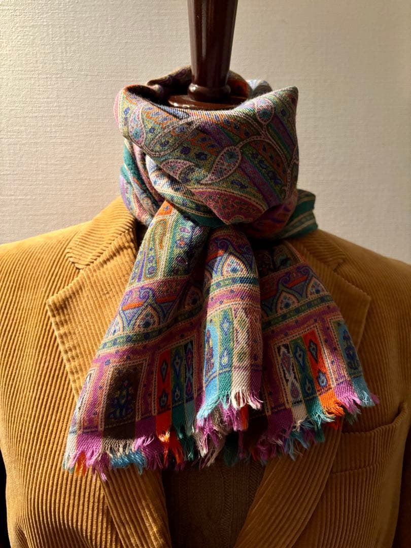 ETRO ペイズリー柄 ストール