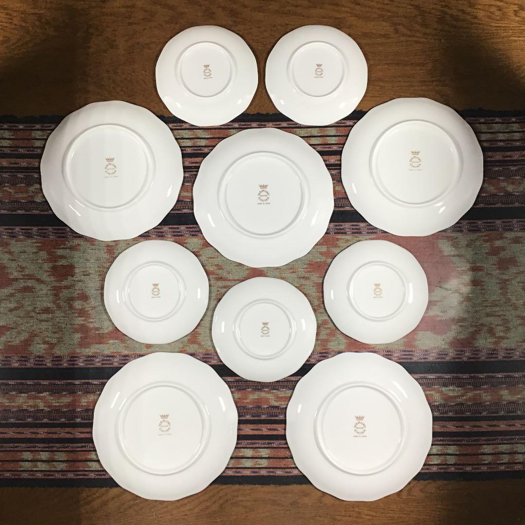 NARUMI 『ミラノ』　小皿　パン皿　大皿　5組　(15点)